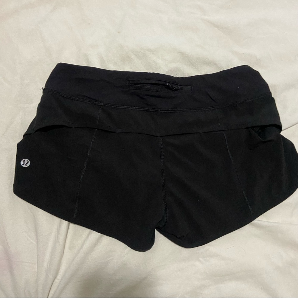 Lululemon Run Speed Up Shorts 4"  CLASSIC BLACK